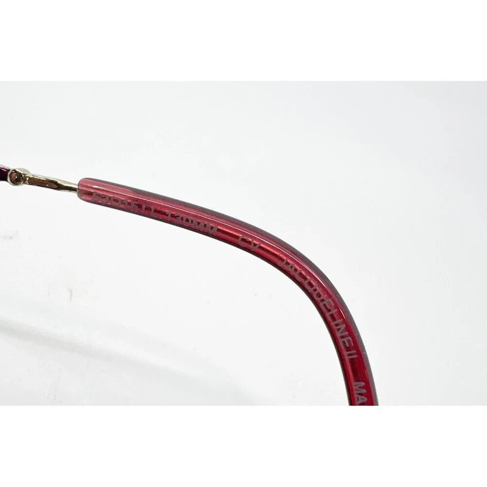 Clearvision Eyeglass Frames Womens Gold Red Jacqueline II 53-15-130 31630